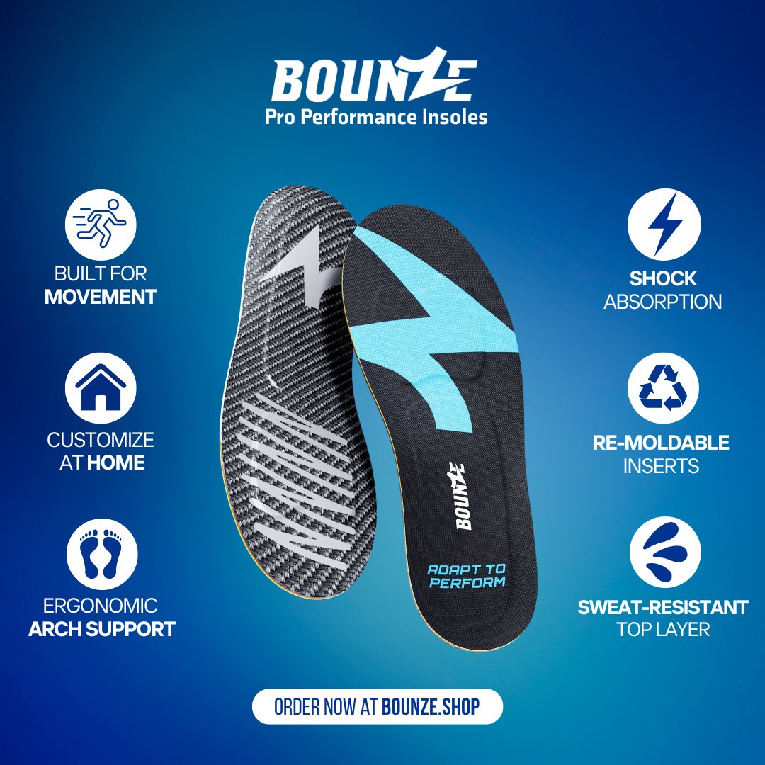 Bounze Pro Performance Insoles - Social Media Design